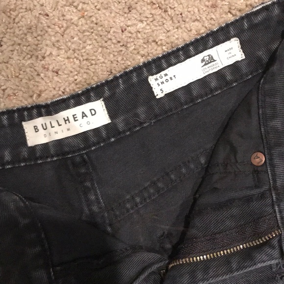 PacSun Black High-Rise Denim Shorts - Picture 3 of 3